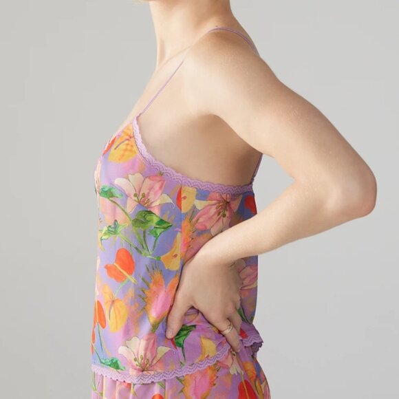 Savage x Fenty Mutha Nature Mesh Cami and Short Set in Purple Prism - Picture 5 of 14